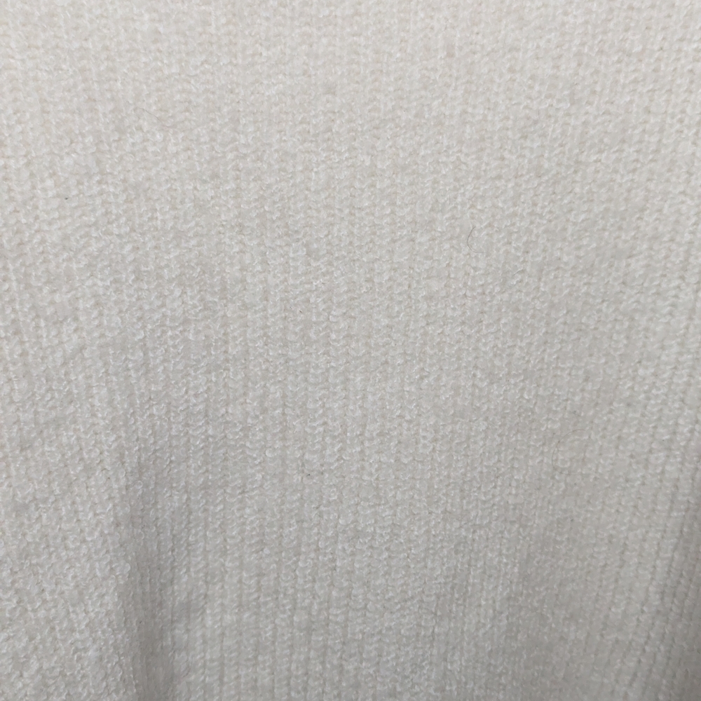 Madewell Sweater Size Large Cream Melwood Coziest Yarn Wool Square Neck Pullover - Picture 6 of 8